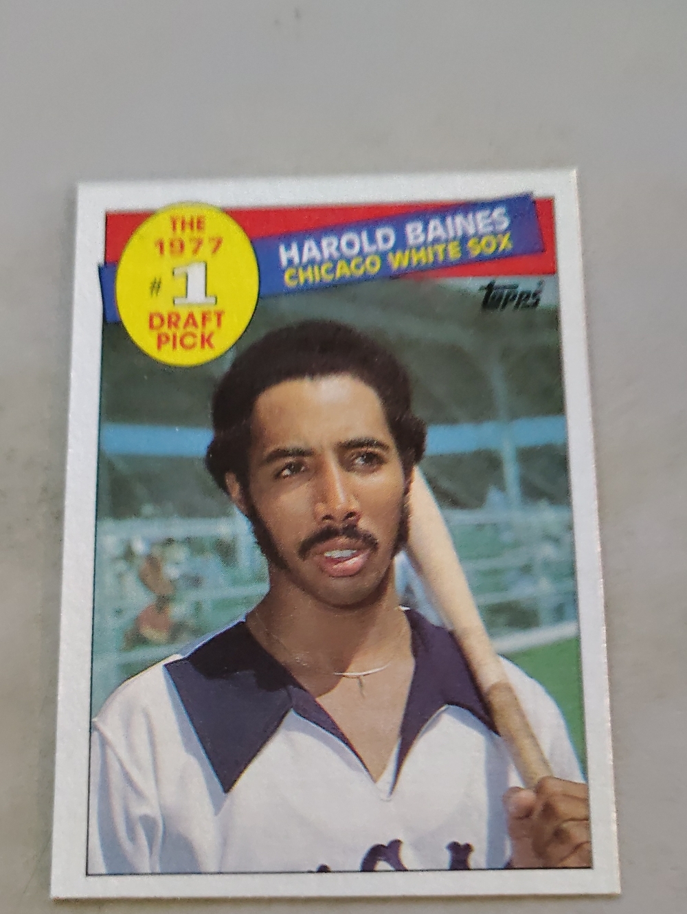 Harold Baines 1985 Topps #275 Chicago White Sox #1 Draft Pick Baseball Card